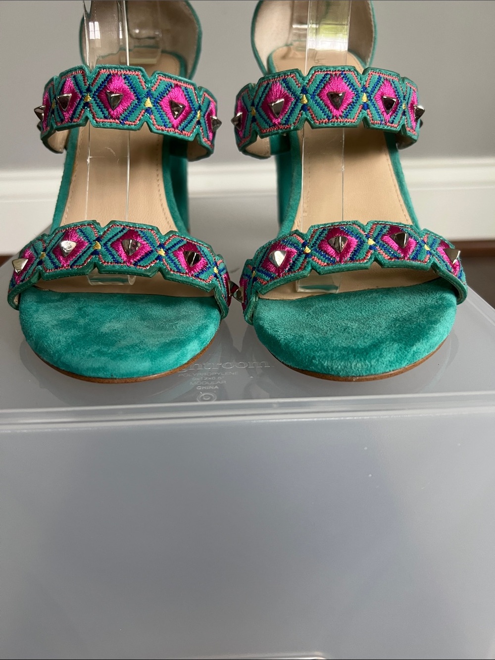 Botkier New York Gigi Embellished Ankle
Strap Sandal. - Picture 5 of 14